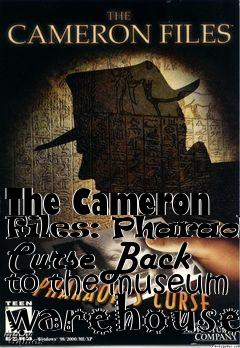 Box art for The Cameron Files: Pharaohs Curse