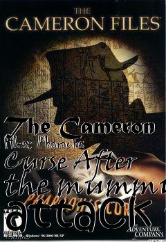 Box art for The Cameron Files: Pharaohs Curse