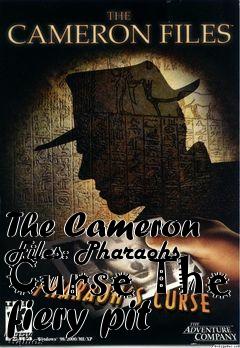 Box art for The Cameron Files: Pharaohs Curse