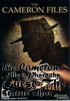 Box art for The Cameron Files: Pharaohs Curse