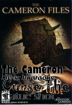 Box art for The Cameron Files: Pharaohs Curse