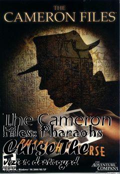 Box art for The Cameron Files: Pharaohs Curse