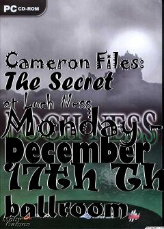 Box art for Cameron Files: The Secret at Loch Ness