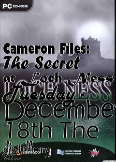 Box art for Cameron Files: The Secret at Loch Ness