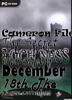 Box art for Cameron Files: The Secret at Loch Ness