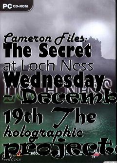 Box art for Cameron Files: The Secret at Loch Ness