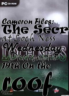 Box art for Cameron Files: The Secret at Loch Ness