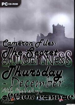 Box art for Cameron Files: The Secret at Loch Ness