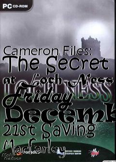 Box art for Cameron Files: The Secret at Loch Ness