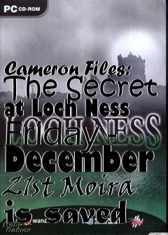 Box art for Cameron Files: The Secret at Loch Ness