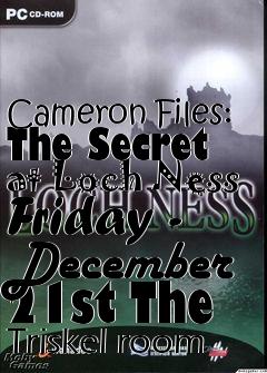 Box art for Cameron Files: The Secret at Loch Ness