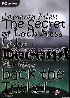 Box art for Cameron Files: The Secret at Loch Ness