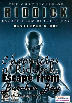 Box art for Chronicles of Riddick: Escape from Butcher Bay