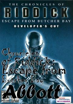 Box art for Chronicles of Riddick: Escape from Butcher Bay