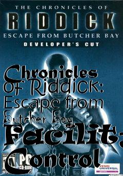 Box art for Chronicles of Riddick: Escape from Butcher Bay