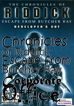 Box art for Chronicles of Riddick: Escape from Butcher Bay