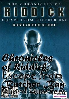 Box art for Chronicles of Riddick: Escape from Butcher Bay