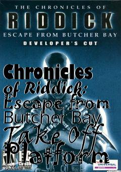 Box art for Chronicles of Riddick: Escape from Butcher Bay