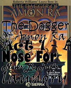 Box art for The Dagger Of Amon Ra