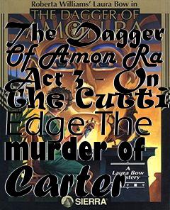 Box art for The Dagger Of Amon Ra