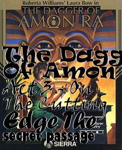 Box art for The Dagger Of Amon Ra