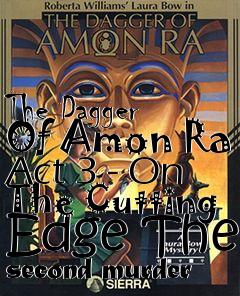 Box art for The Dagger Of Amon Ra