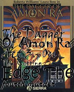 Box art for The Dagger Of Amon Ra
