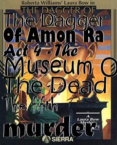 Box art for The Dagger Of Amon Ra
