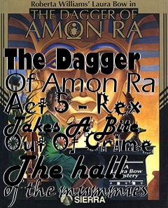 Box art for The Dagger Of Amon Ra