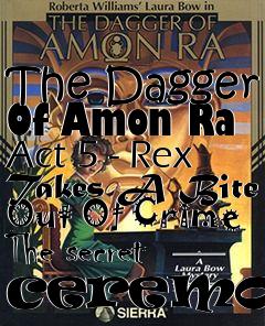 Box art for The Dagger Of Amon Ra