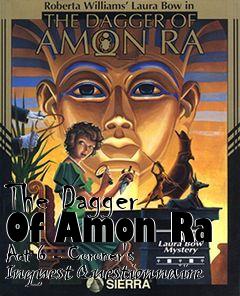 Box art for The Dagger Of Amon Ra