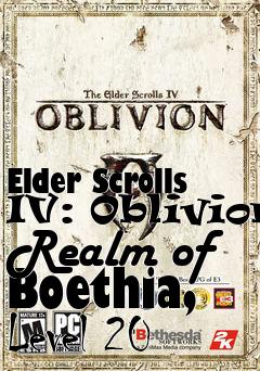 Box art for Elder Scrolls IV: Oblivion