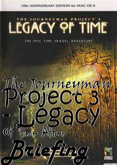 Box art for The Journeyman Project 3 - Legacy Of Time