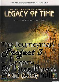 Box art for The Journeyman Project 3 - Legacy Of Time