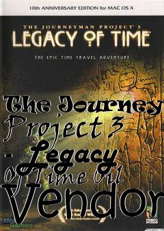 Box art for The Journeyman Project 3 - Legacy Of Time