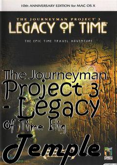 Box art for The Journeyman Project 3 - Legacy Of Time