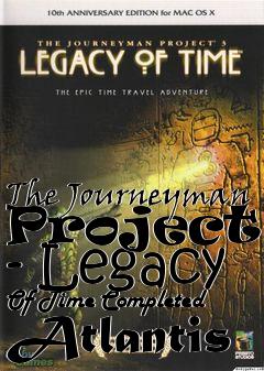 Box art for The Journeyman Project 3 - Legacy Of Time