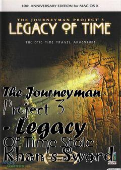 Box art for The Journeyman Project 3 - Legacy Of Time