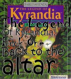 Box art for The Legend Of Kyrandia: Book One