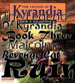 Box art for The Legend Of Kyrandia: Book Three - Malcolms Revenge