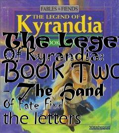 Box art for The Legend Of Kyrandia: Book Two - The Hand Of Fate