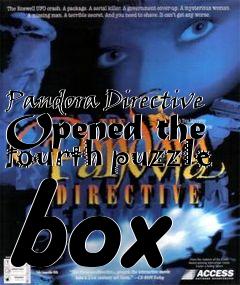 Box art for Pandora Directive