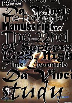 Box art for Secrets of Da Vinci: The Forbidden Manuscript, The