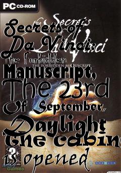 Box art for Secrets of Da Vinci: The Forbidden Manuscript, The