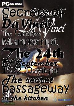 Box art for Secrets of Da Vinci: The Forbidden Manuscript, The