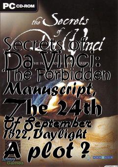 Box art for Secrets of Da Vinci: The Forbidden Manuscript, The