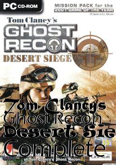 Box art for Tom Clancys Ghost Recon Desert Siege