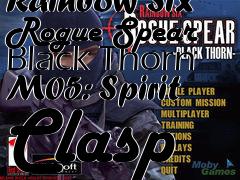 Box art for Tom Clancys Rainbow Six Rogue Spear Black Thorn