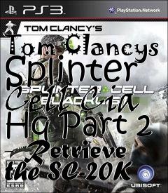 Box art for Tom Clancys Splinter Cell