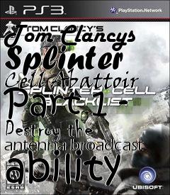 Box art for Tom Clancys Splinter Cell